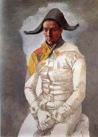 Picasso, Pablo - seated harlequin